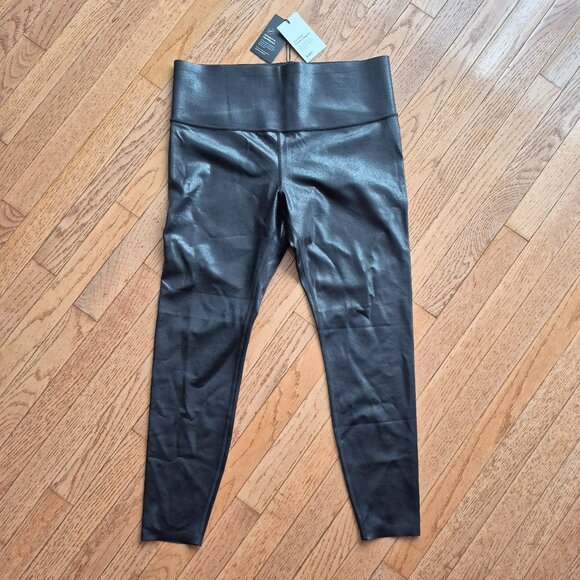 Knix Papaya Faux Leather Leggings XL - Picture 3 of 16